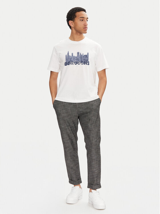 Jack&Jones Jack&Jones T-krekls Boston 12272981 Balts Relaxed Fit