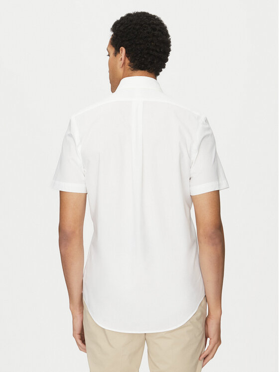 Polo Ralph Lauren Polo Ralph Lauren Marškiniai 710945315001 Balta Custom Fit