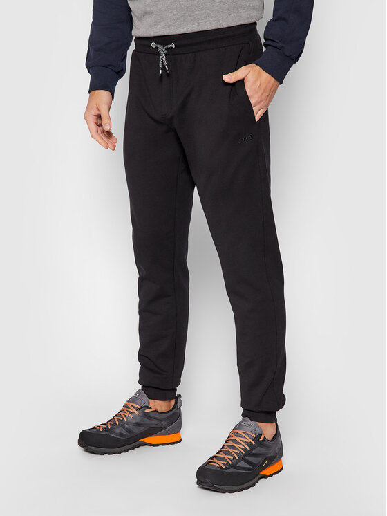 CMP Pantaloni da tuta 31D4337 Nero Regular Fit • Modivo.it