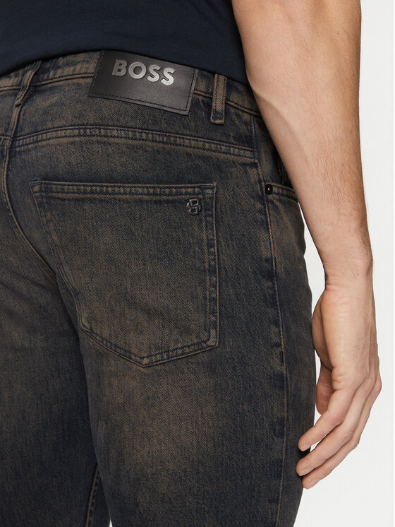 BOSS BOSS Jeansy Delaware 50532500 Granatowy Slim Fit