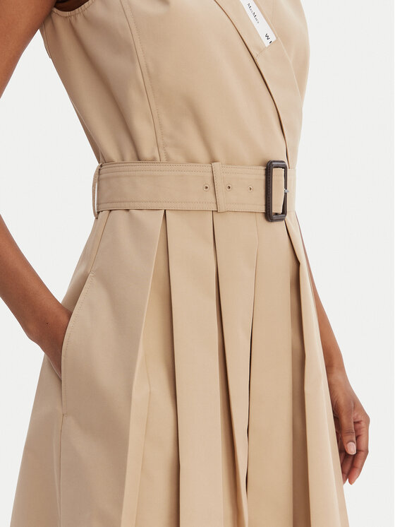 Weekend Max Mara Weekend Max Mara Kleid für den Alltag Cono 2615221021 Beige Regular Fit