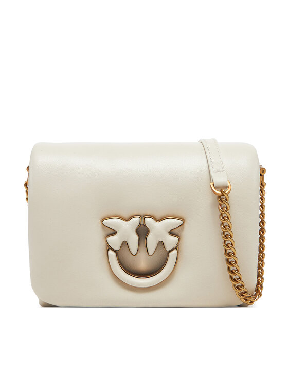PINKO PINKO Ročna torba Love Click Puff Baby 101584 A10F Kremna