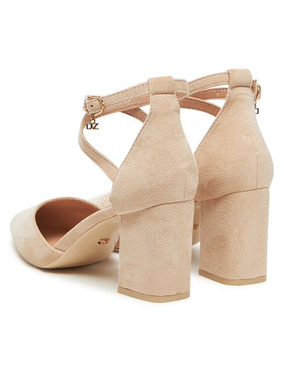 DeeZee DeeZee Czółenka DZ0068 Beżowy