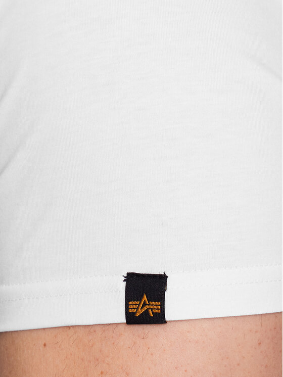 Alpha Industries Alpha Industries Set de tricouri﻿ Alpha Label 118534 Alb Regular Fit