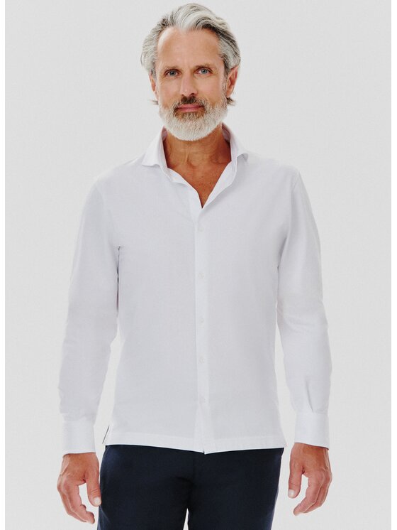 Pako Lorente Pako Lorente Koszula B24WH-1X-046 Biały Slim Fit
