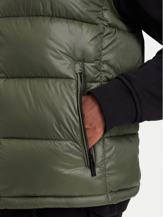 KARL LAGERFELD KARL LAGERFELD Kamizelka 505021 564590 Zielony ciemny Regular Fit