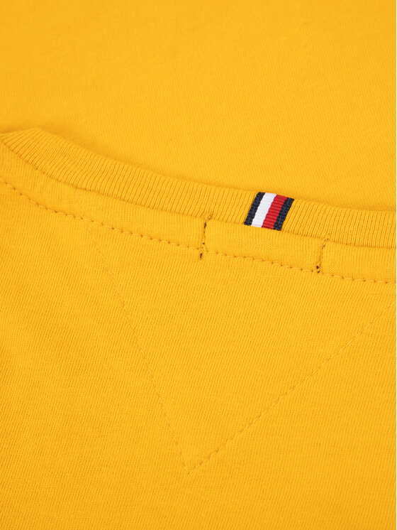 Tommy Hilfiger Tommy Hilfiger Marškinėliai Essential Tee KB0KB05547 M Geltona Regular Fit