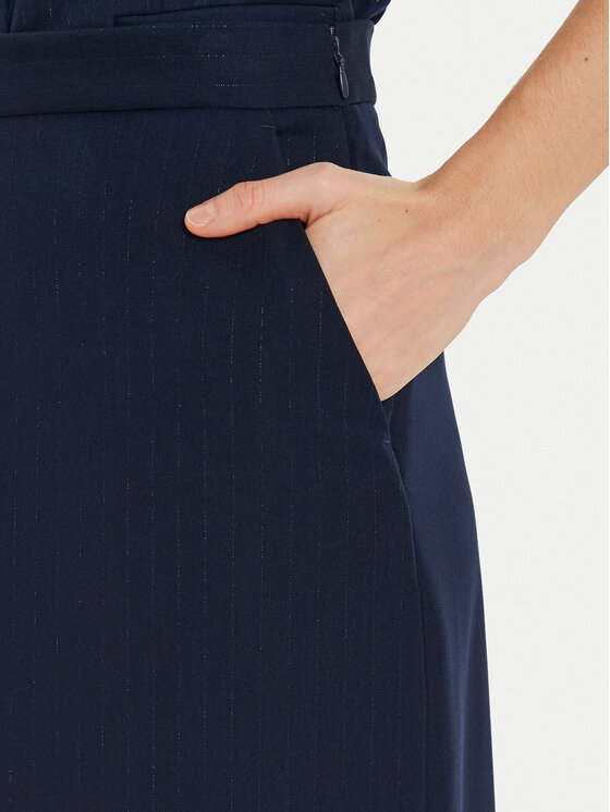 TWINSET TWINSET Fustă tip creion 242TP2153 Bleumarin Regular Fit