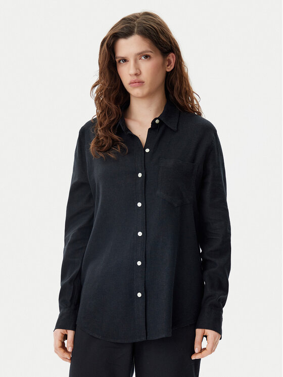 Gap Gap Košulja 885287-05 Crna Regular Fit