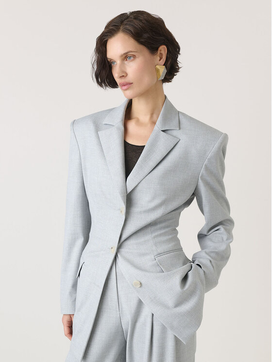 La Mania La Mania Sako CHAN Šedá Slim Fit