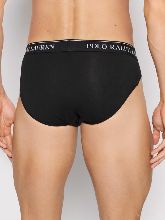 Polo Ralph Lauren Polo Ralph Lauren Set od 3 para muških slip gaća 714835884002 Crna
