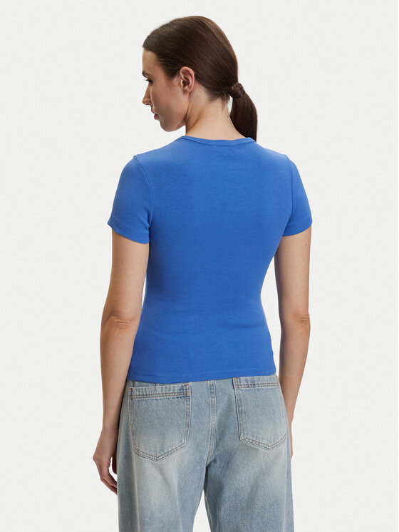 Tommy Jeans Tommy Jeans Póló DW0DW17881 Kék Slim Fit