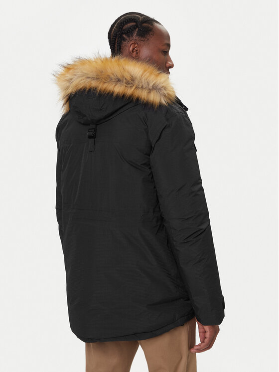 Hunter Hunter Куртка парка Angus HARM0018252 Чорний Regular Fit