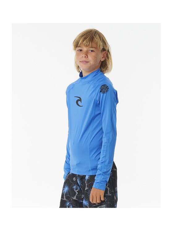 Rip Curl Rip Curl Koszulka do pływania Brand Wave Upf L/S-Boy Niebieski