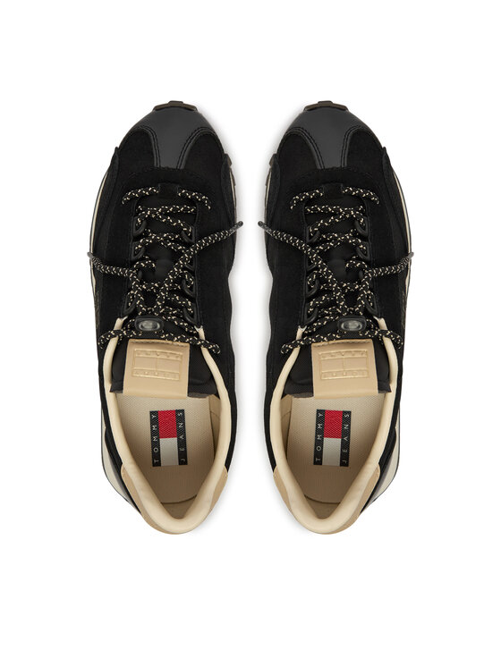 Tommy Jeans Tommy Jeans Сникърси Tjw Retro Archive Runner Suede EN0EN03125 Черен