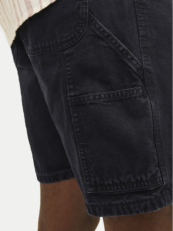Jack&Jones Jack&Jones Pantaloni scurți de blugi Jjitony 12252814 Negru Loose Fit