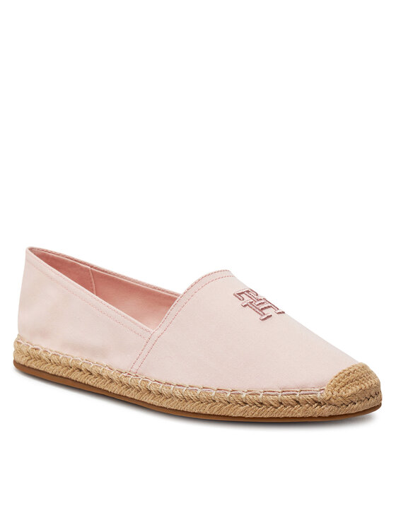 Tommy Hilfiger Tommy Hilfiger Espadrile Embroidered Flat Espadrille FW0FW07721 Roza