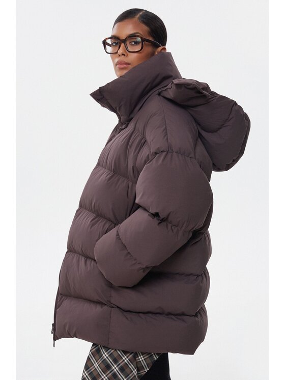 Estro Estro Giubbotto piumino ER00116295 Marrone Oversize