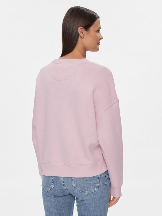 Guess Guess Felpa W4RQ11 K9Z21 Rosa Regular Fit
