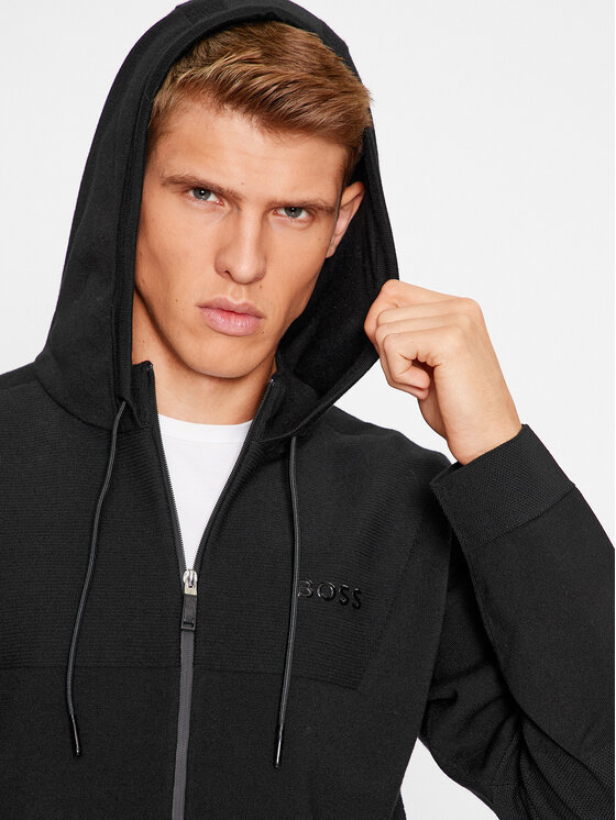 BOSS Boss Bluza Tasomo 50498535 Czarny Regular Fit