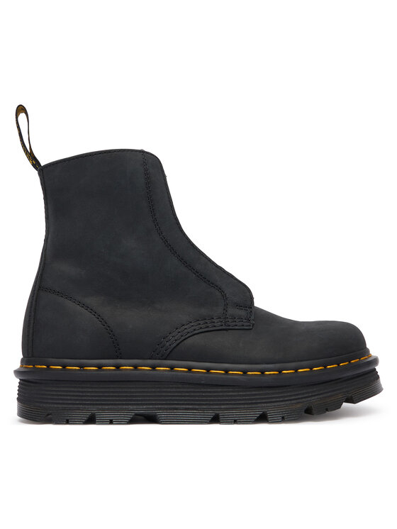 Dr. Martens Dr. Martens Ботильйони Zebzag Laceless Black Wyoming DM42653001 Чорний