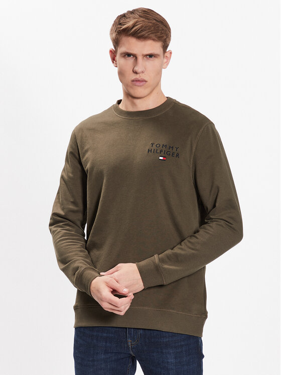 Tommy Hilfiger Tommy Hilfiger Mikina UM0UM02878 Khaki Regular Fit