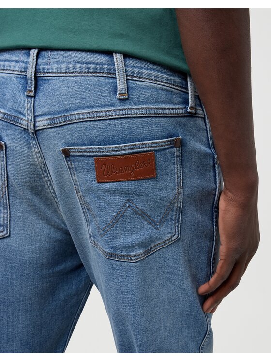 Wrangler Wrangler Jeans Larston Blu Slim Leg