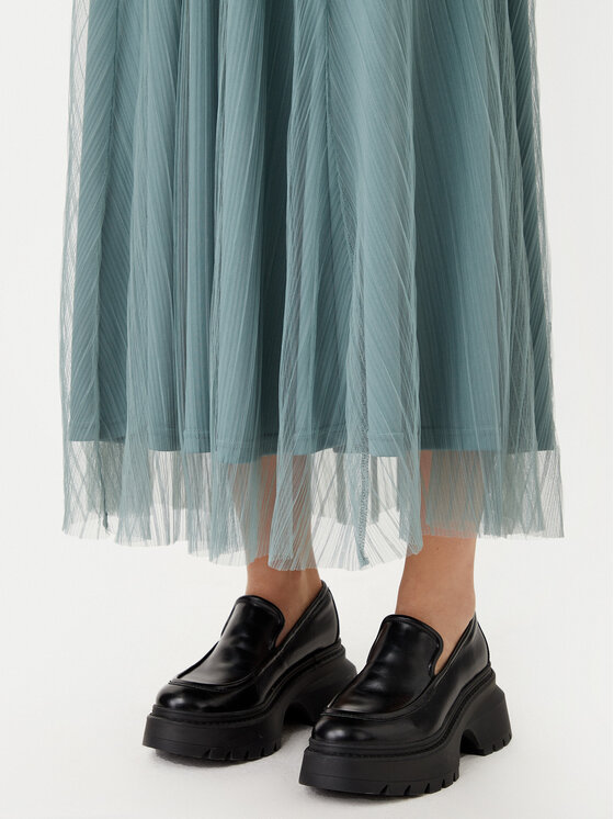 ONLY ONLY Midi szoknya 15214303 Zöld Regular Fit