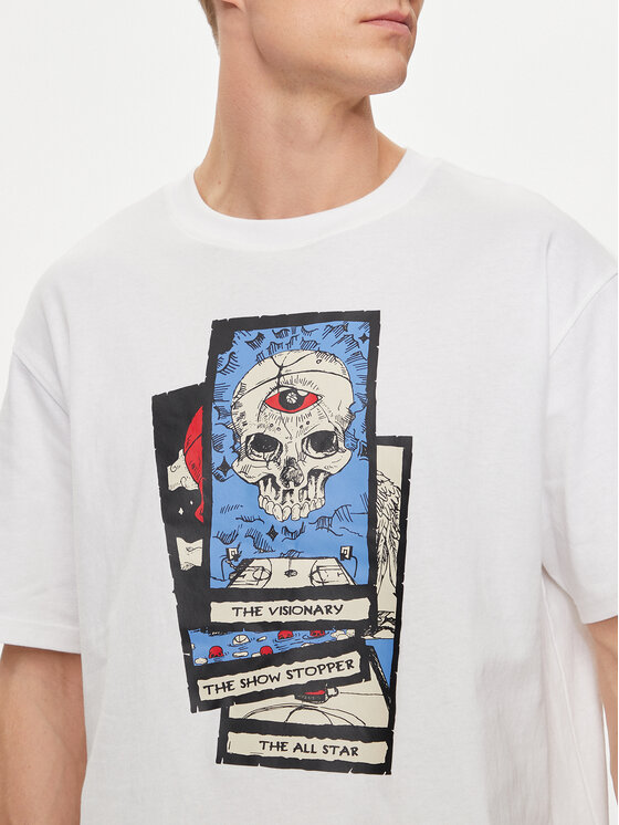 Puma Puma Футболка Hoops Deck 624776 Білий Regular Fit