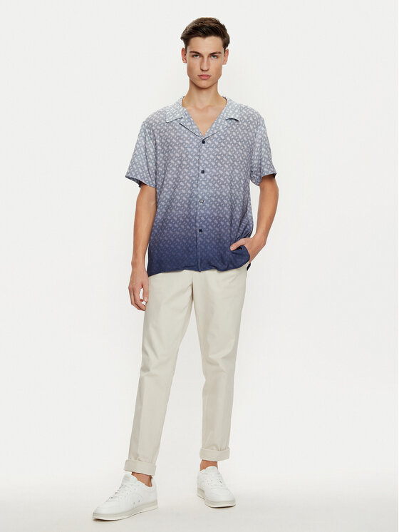 BOSS Boss Koszula Vale 50534342 Granatowy Regular Fit