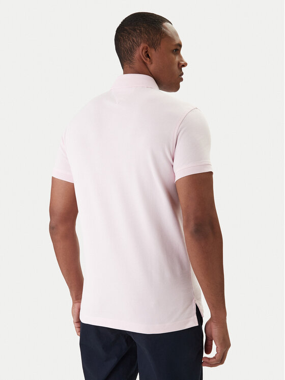 Tommy Hilfiger Tommy Hilfiger Polo särk 1985 MW0MW17771 Roosa Slim Fit