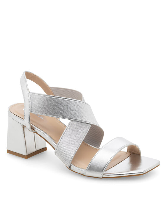 Clara Barson Clara Barson Sandale WYL3662-3 Srebrna