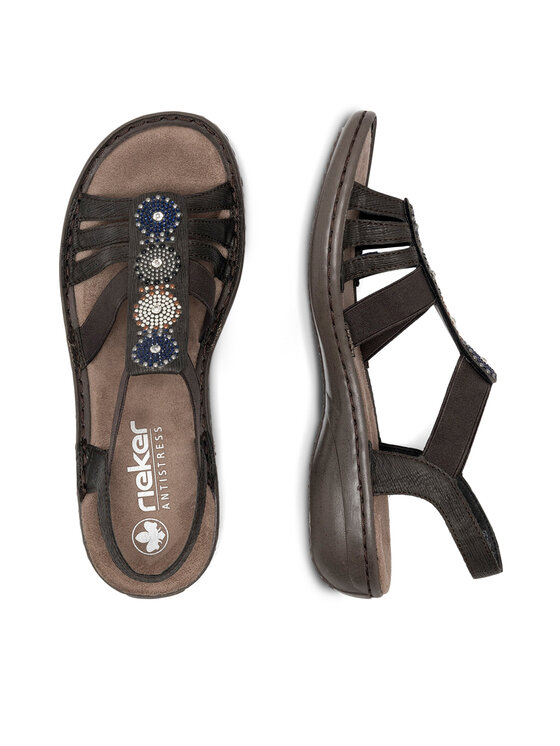 Rieker Rieker Sandalen 608G9-47 Grau