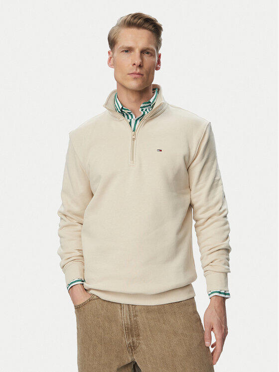 Tommy Jeans Hanorac DM0DM20339 Bej Regular Fit