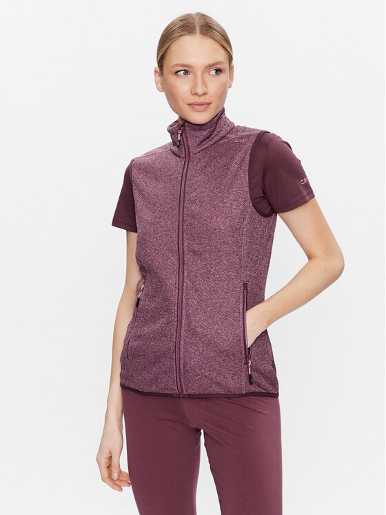 CMP CMP Vestă 30H5876 Vișiniu Regular Fit