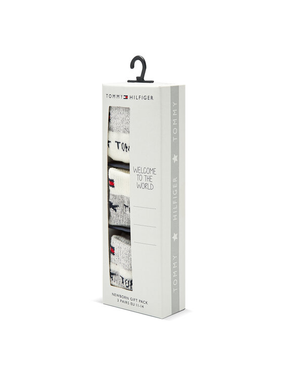 Tommy Hilfiger Tommy Hilfiger 3er-Set hohe Kindersocken 701222675 Bunt