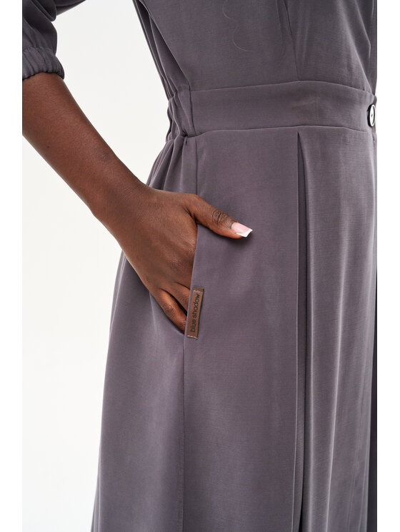 blue shadow blue shadow Sukienka codzienna Venus Szary Regular Fit
