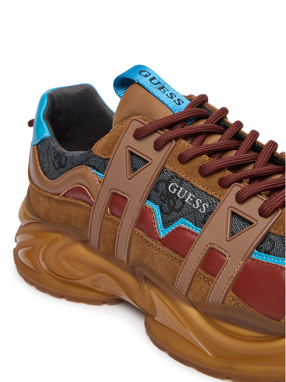 Guess Guess Tenisice FMFUNO FAL12 Smeđa