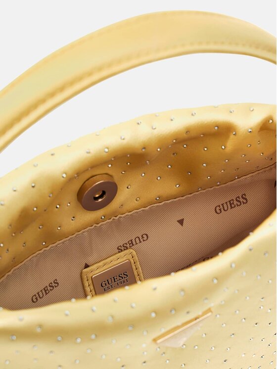 Guess Guess Ročna torba Elsie Mini HWSR96 50750 Zlata