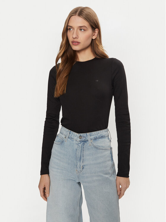 Calvin Klein Calvin Klein Blúz K20K208037 Fekete Slim Fit