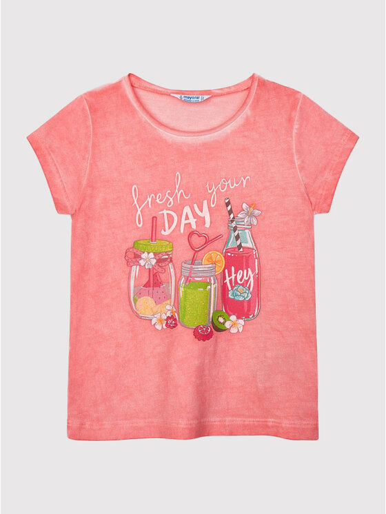 T-shirt 3015 Arancione Regular Fit