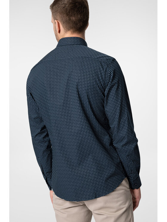 Próchnik Próchnik Koszula PM14 KO073222000047 Granatowy Slim Fit
