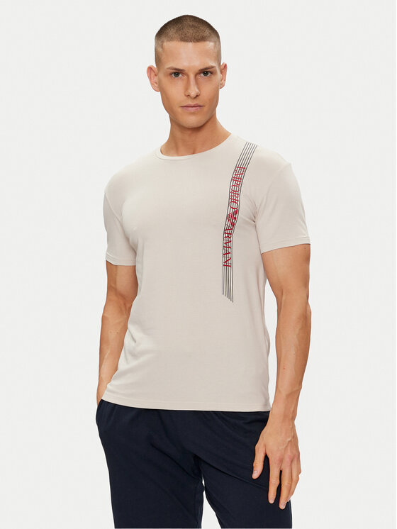 Férfi Póló Emporio Armani Underwear, Méret: L, Bézs, 111971 4R525 03155