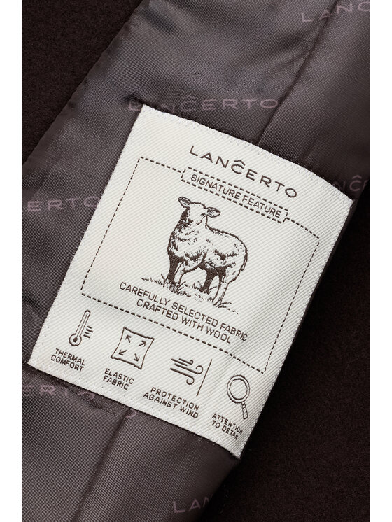 Lancerto Lancerto Płaszcz zimowy Ornella PC073226000019 Brązowy Regular Fit