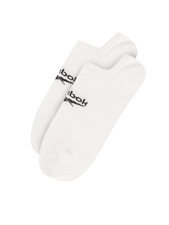 Reebok Reebok Set di 3 paia di calzini corti unisex CL FO Invisible Sock GG6678 Bianco