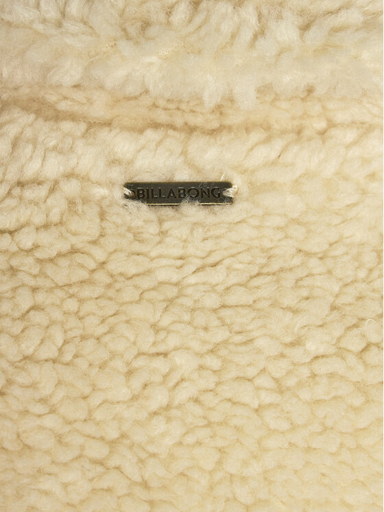 Billabong Billabong Cappotto di pelliccia sintetica Night Ride Jckt EBJJK00133 Crema Regular Fit
