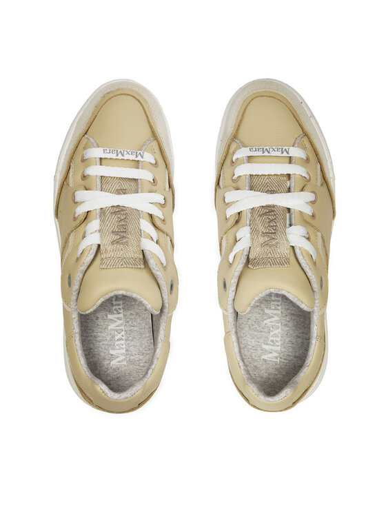 Max Mara Max Mara Sneakersy 2414761111 Beżowy