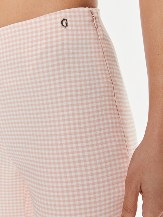 Guess Guess Pantaloni di tessuto Ornella W4GB18 WG492 Rosa Regular Fit