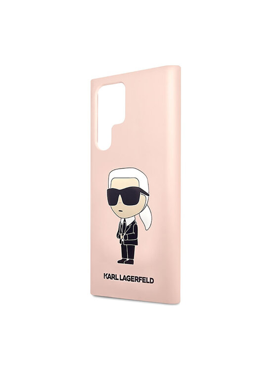 KARL LAGERFELD KARL LAGERFELD Etui na telefon Silicone Ikonik Różowe złocenie