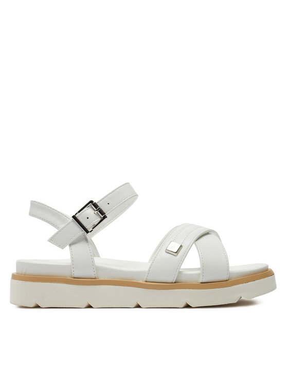 Patrizia Pepe Sandále PJ296.30 S Biela